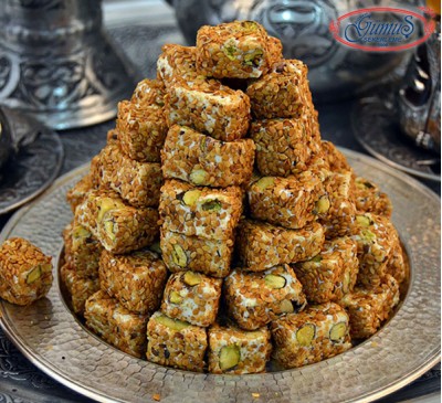 Susamlı Fıstıklı Lokum